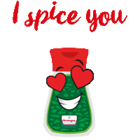 VerstegenNL i love you spice i love you so much spices Sticker
