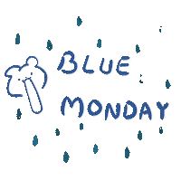 Tired Monday Sticker