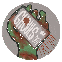 Ghouls Night Out Sticker