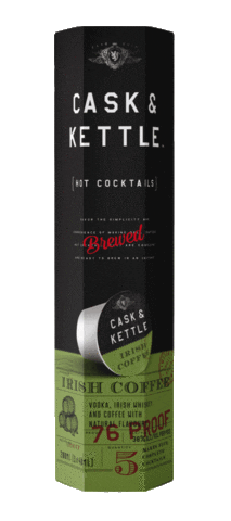 CaskandKettle whiskey keurig irish coffee hot cocktails Sticker
