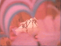 ariweinkle 80s yum ice cream lips GIF