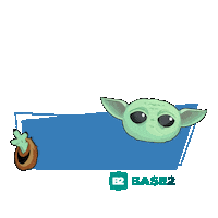 Yoda Sticker by base2
