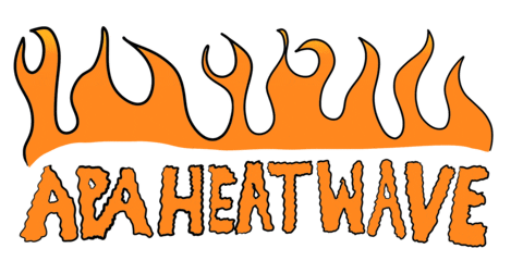 Heat Wave Fire Sticker by Au Pair Adventures