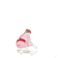 Studio Ghibli Skate GIF by wei