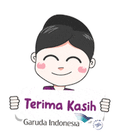 Pilot Terimakasih Sticker by GarudaIndonesia