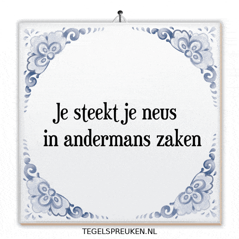 Spreuk Afleiding GIF by Tegelspreuken.nl