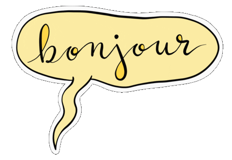 Good Morning Hello Sticker by Rafs Design