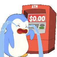 Sad No Money Sticker by Pudgy Penguins