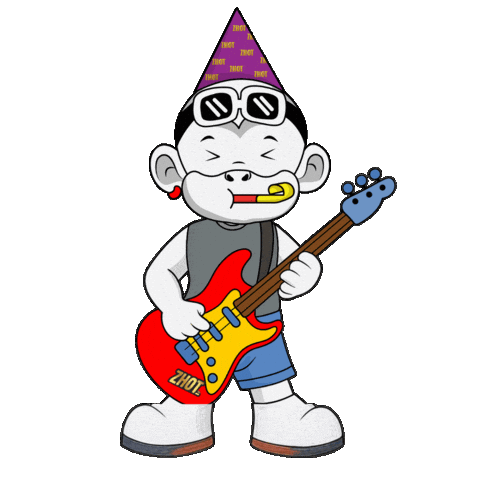 Rock Guitar Sticker by Zhot Music