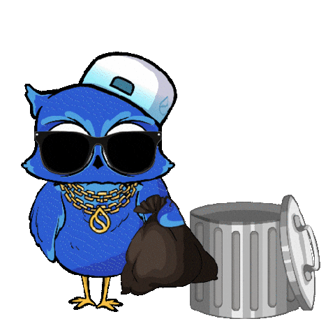 Crypto Dumping Sticker by BigBrains