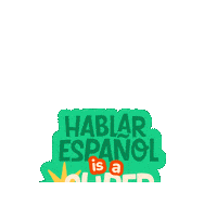 Bilingue Sticker by Holy Brand Studio