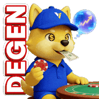 Degen Sticker by BYDFi