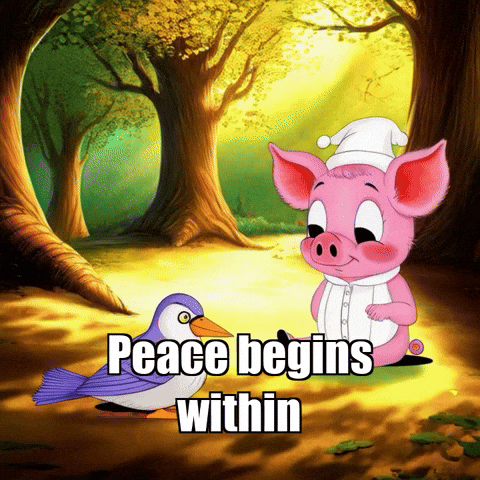Peace Kindness GIF by The Pigasso