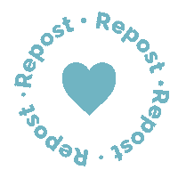 Circle Repost Sticker