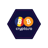 Criptomonede Sticker by crypto.ro