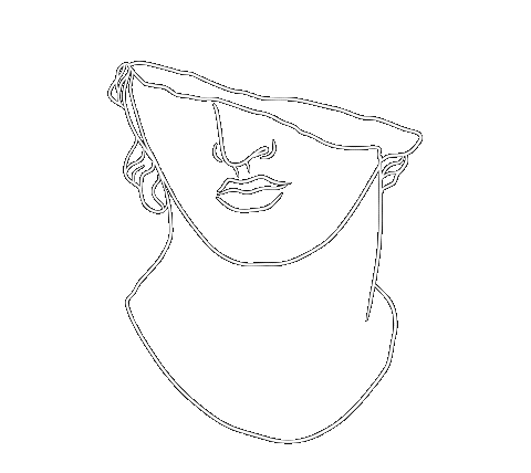Michellelafille Sticker by Statue Tattoo