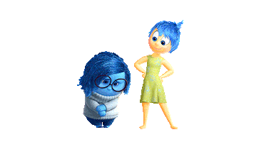 Sad Inside Out Sticker by Disney Pixar