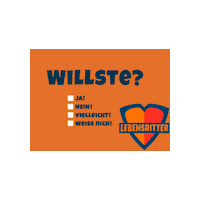 Organdonation Transplantation Sticker by Lebensritter