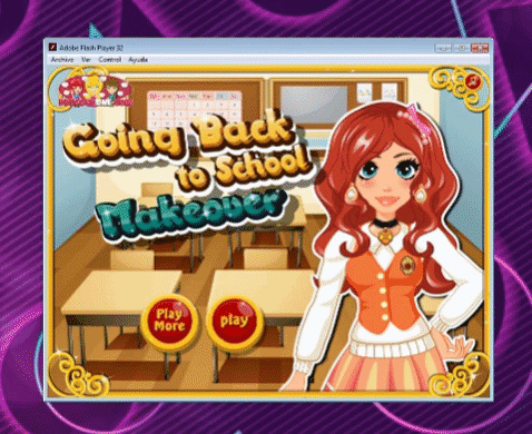downloadhoy giphygifmaker descargar juego going back to school makeover GIF