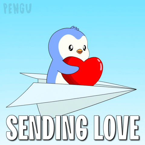 Heart Love GIF by Pudgy Penguins