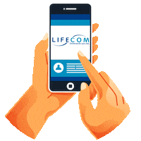 lifecom_oficial vivo nuvem telefonia conectividade Sticker