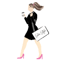 eishes_style fashion coffee makeup nyc Sticker