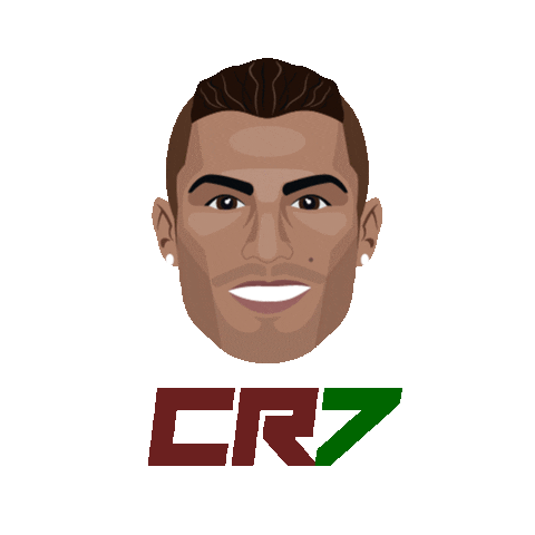 Cristiano Ronaldo Soccer Sticker by SportsManias