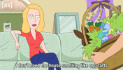Sitting No Way GIF by Adult Swim