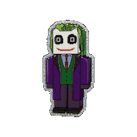 Pixel Joker Sticker by The LSD Hotel