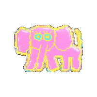 Pink Pixel Art Sticker by The LSD Hotel