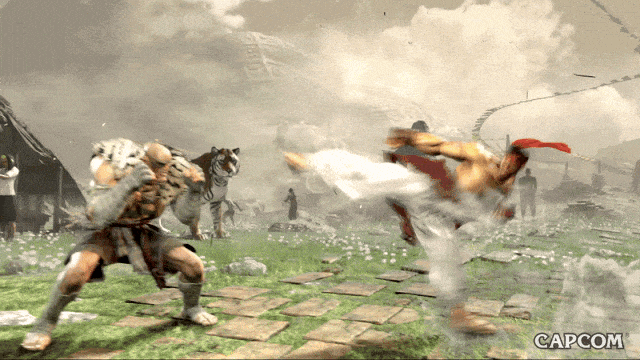 Video Game Kick GIF by CAPCOM