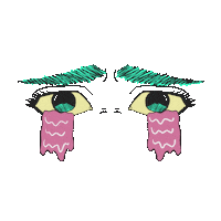 Sad Cry Sticker by Slengkiy