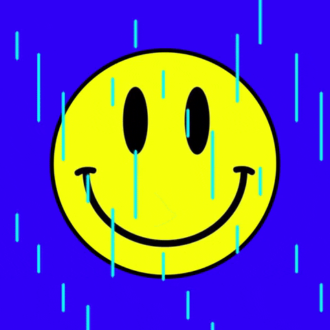 rainy day smile GIF by Pablo Rochat