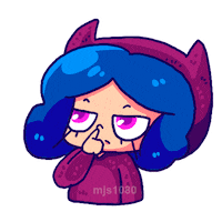 Angry Girl Sticker