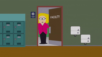 principal victoria lockers GIF by South Park 