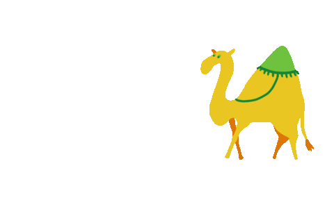 Walk Camel Sticker