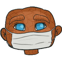 drawformerafa Pedrito usemascara cabecinha drawformerafa Sticker