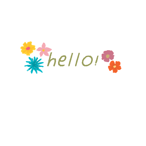 Illustration Hello Sticker