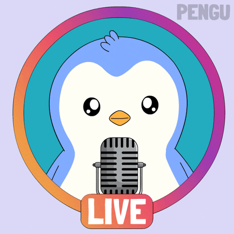 Streaming Breaking News GIF by Pudgy Penguins
