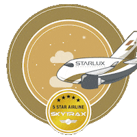 5 Star Skytrax Sticker by STARLUX Airlines