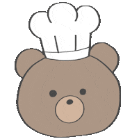 Bear Cook Sticker