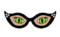 Fashion Face Sticker by Rhonda