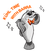 kuhlbarra dance yummy fish delicious Sticker