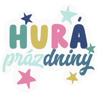 Hura Prazdniny Sticker