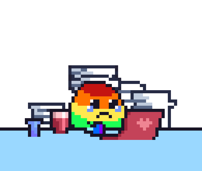 Sad Work Sticker by Potatozzz by 9GAG