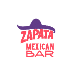 zapatabaretaqueria mexicana comida mexicana taqueria zapata Sticker