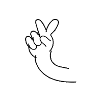 Hand Peace Sticker