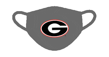 Wear A Mask Sticker by University of Georgia