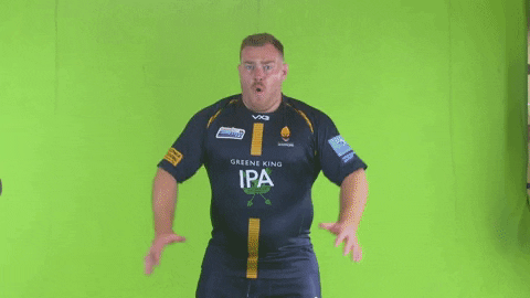 worcswarriors giphygifmaker cheer rugby woo GIF