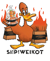 Happy Take Away Sticker by Siipiweikot